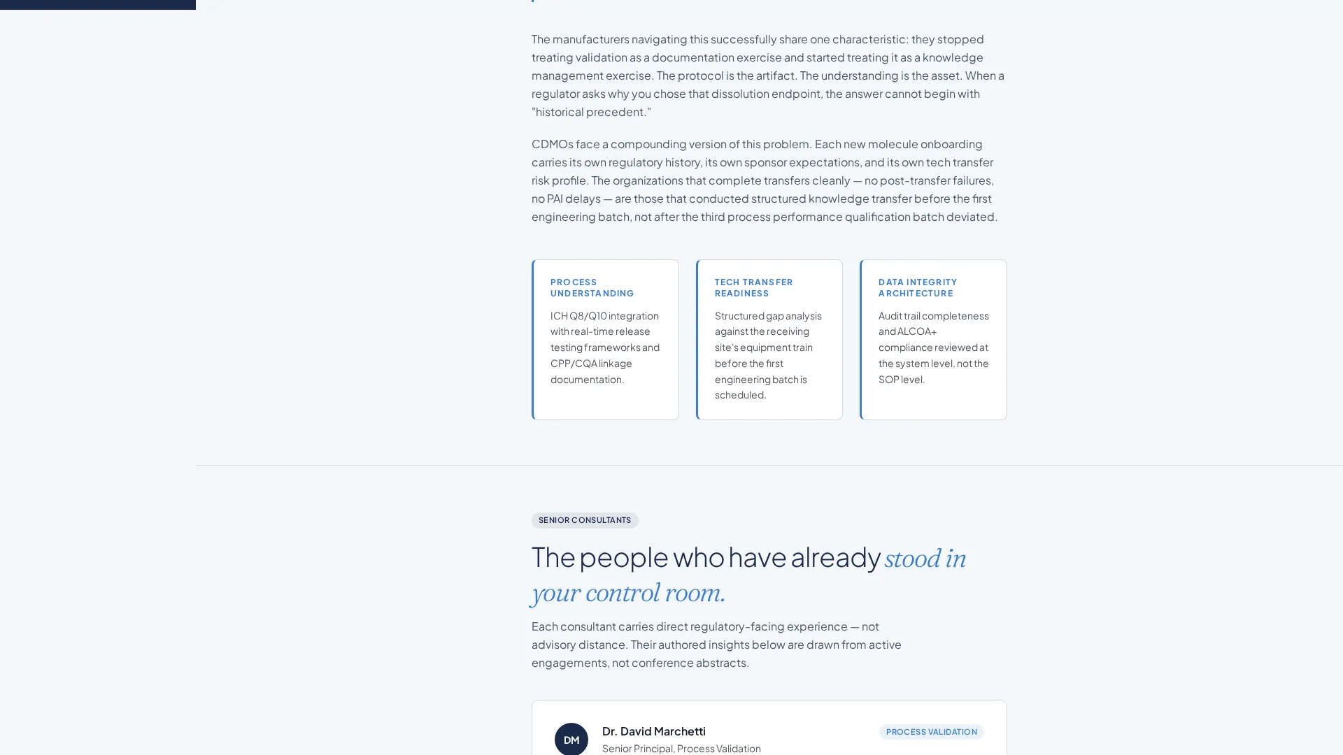 Pharmaceutical Consulting Landing Page Template