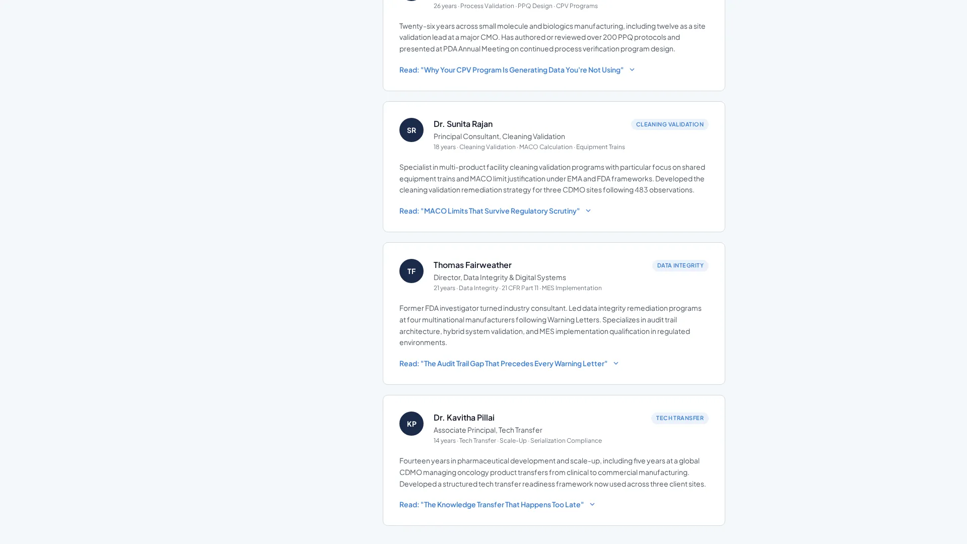 Pharmaceutical Consulting Landing Page Template