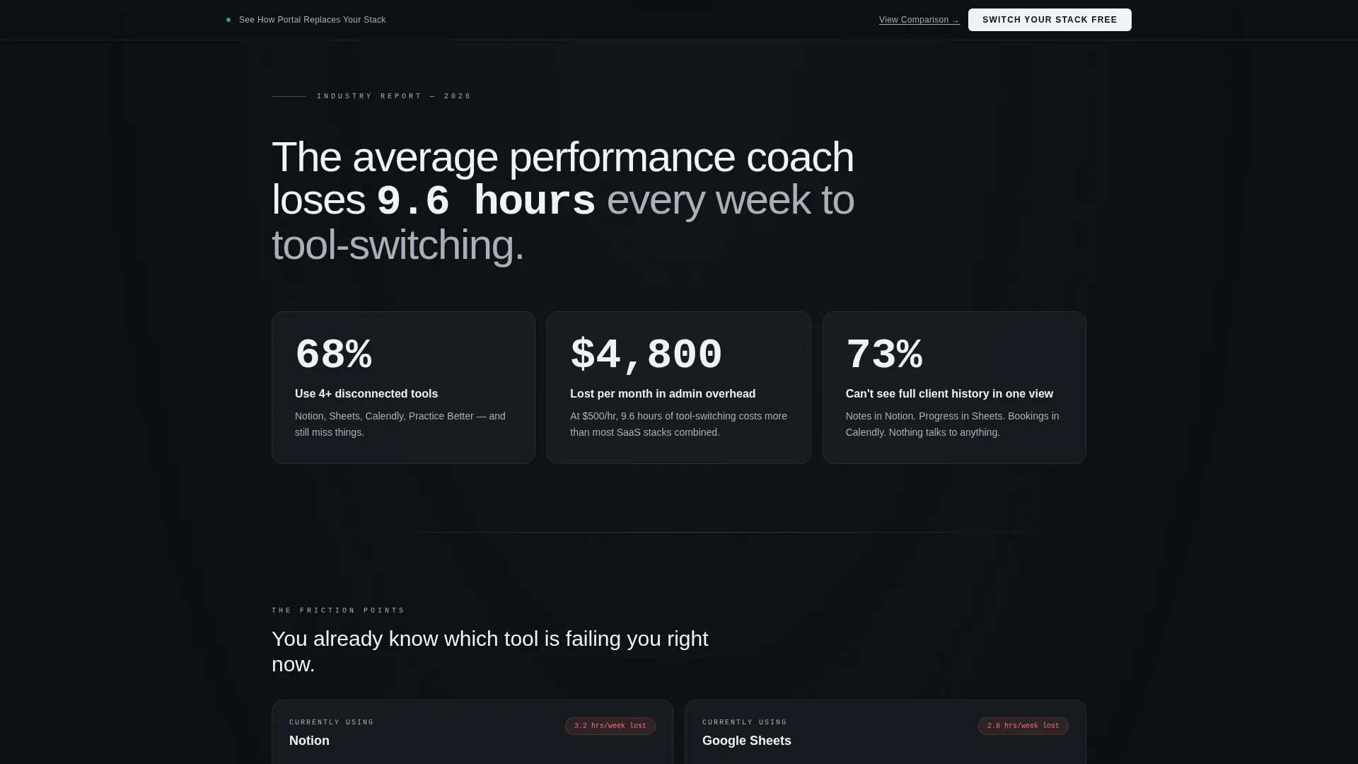 Coaching Digital Presence Specialist Professional Website Template