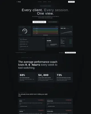Coaching Digital Presence Specialist Professional Website Template
