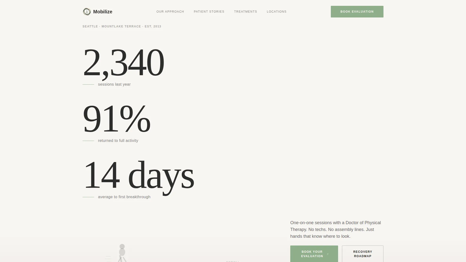 Physical Therapist Landing Page Template