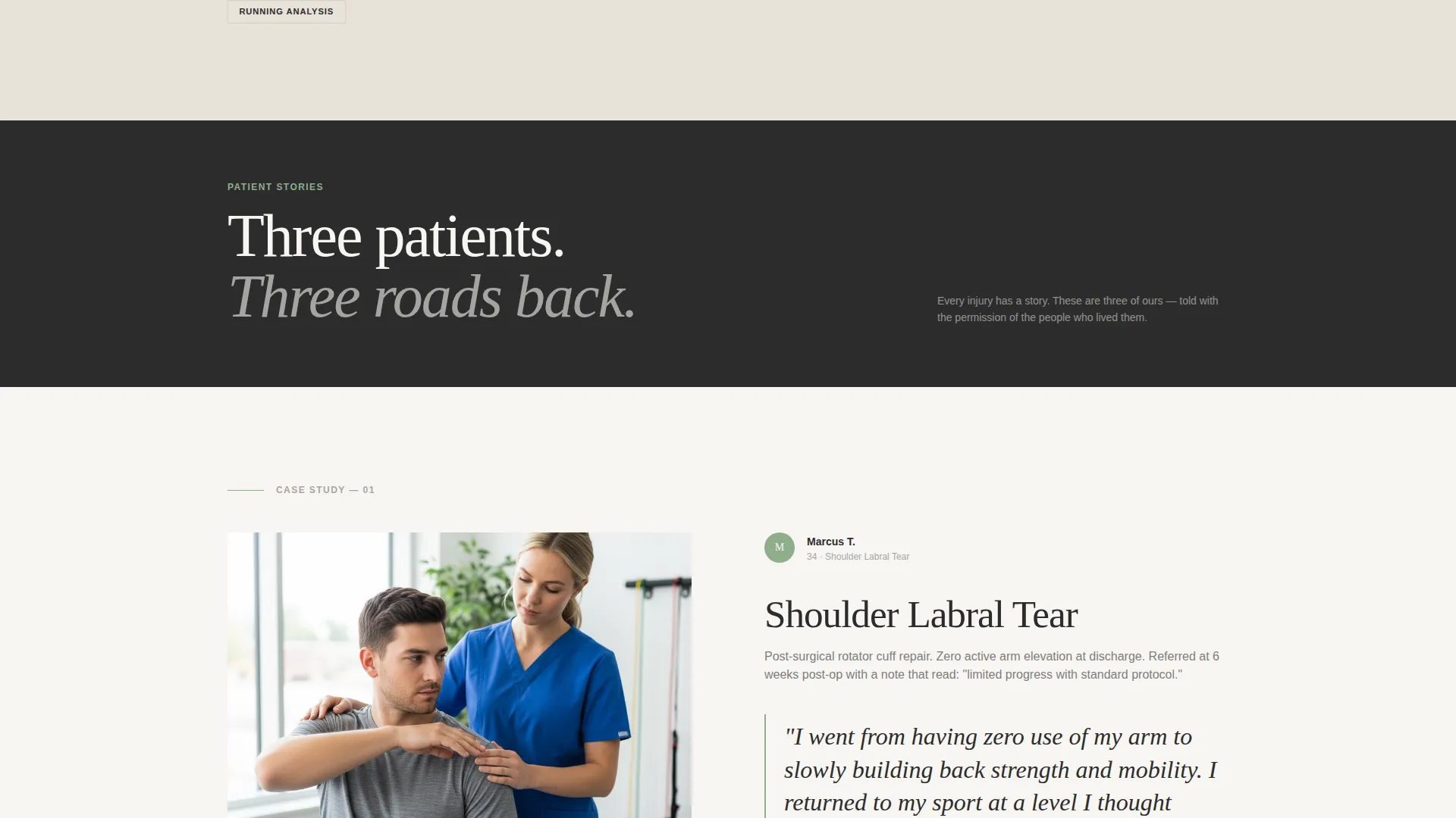 Physical Therapist Landing Page Template