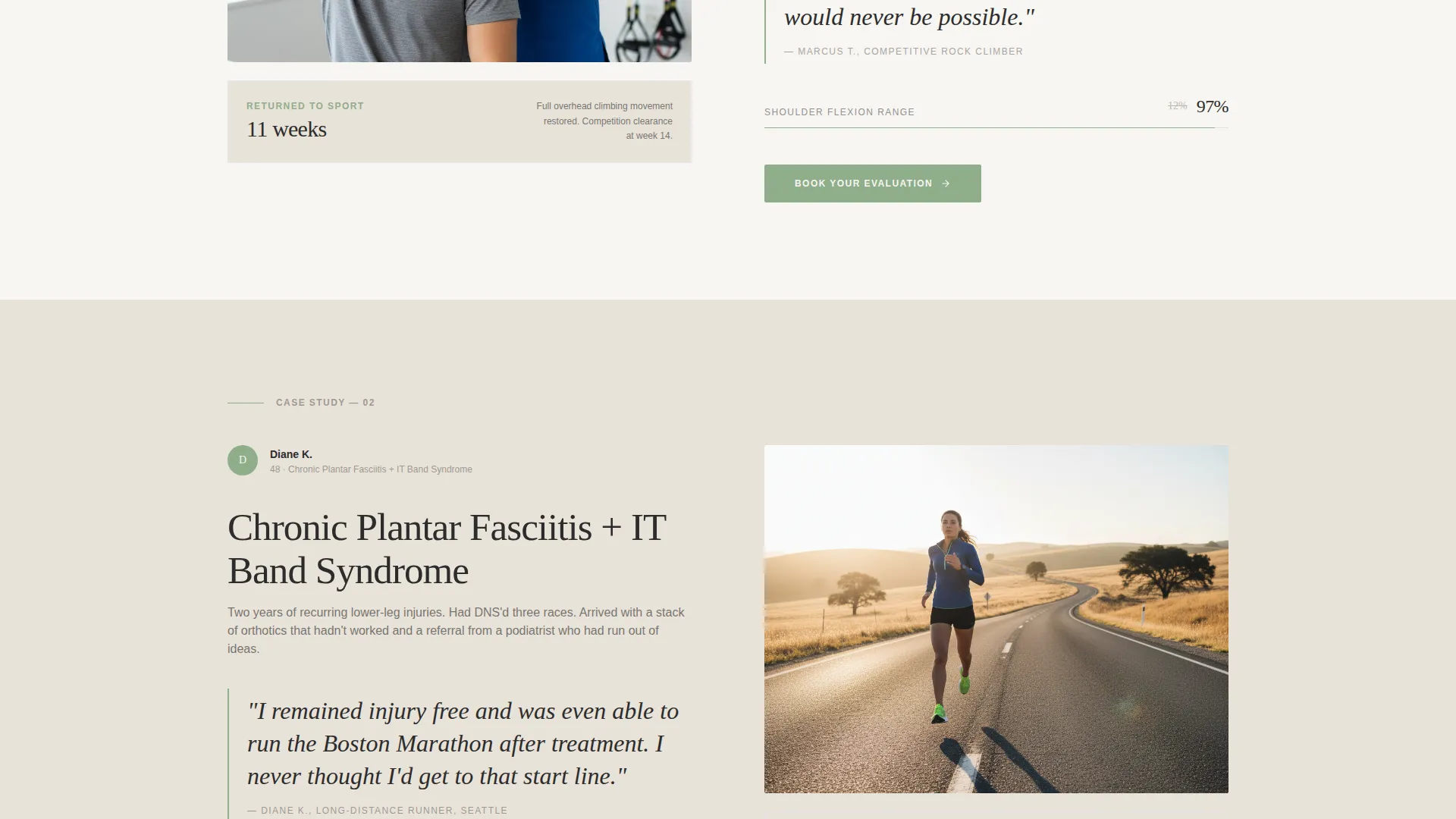 Physical Therapist Landing Page Template