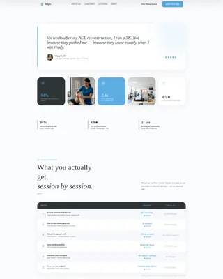 Physical Therapy Landing Page Template