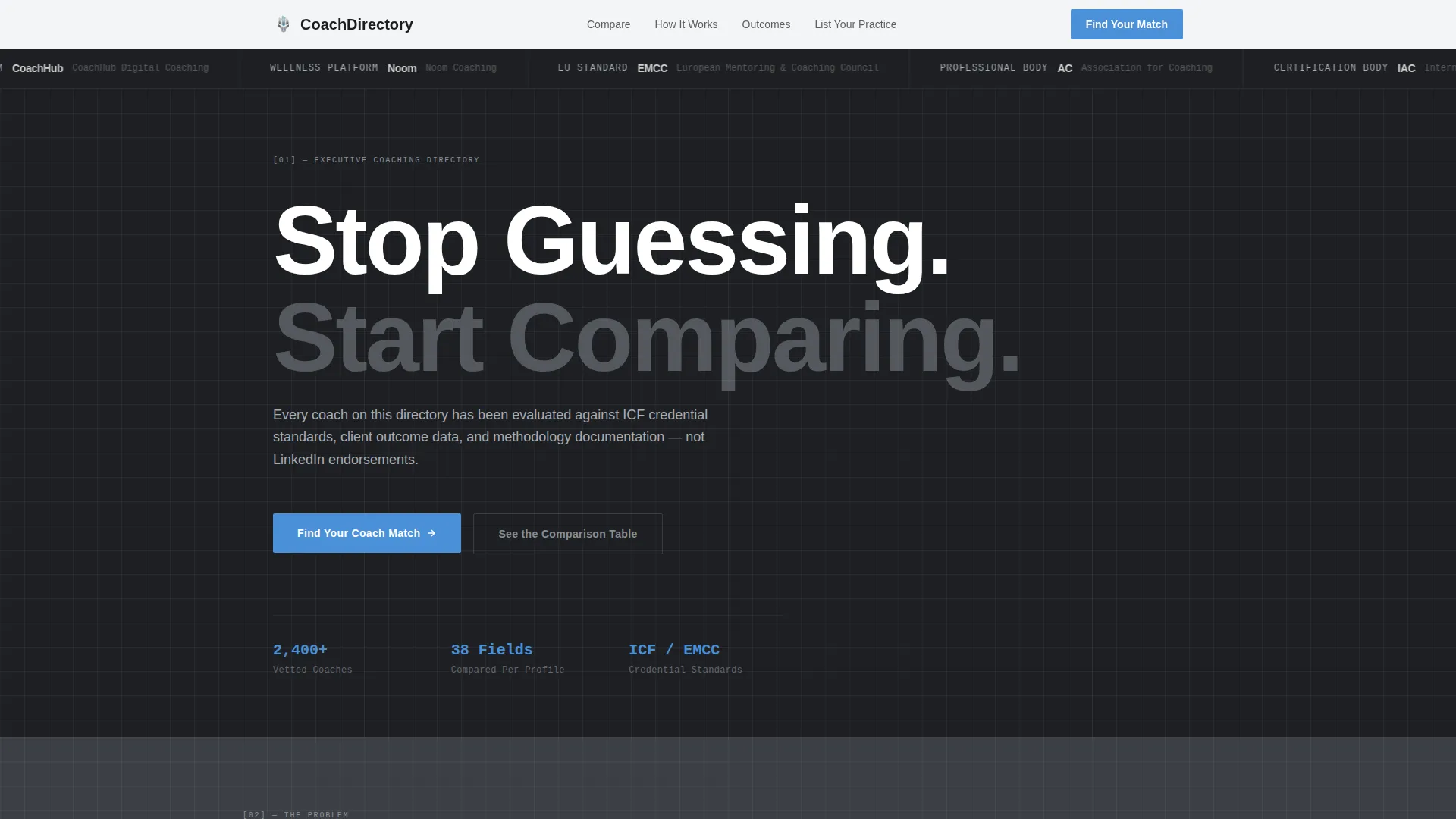 Coaching Digital Presence Directory Website Template