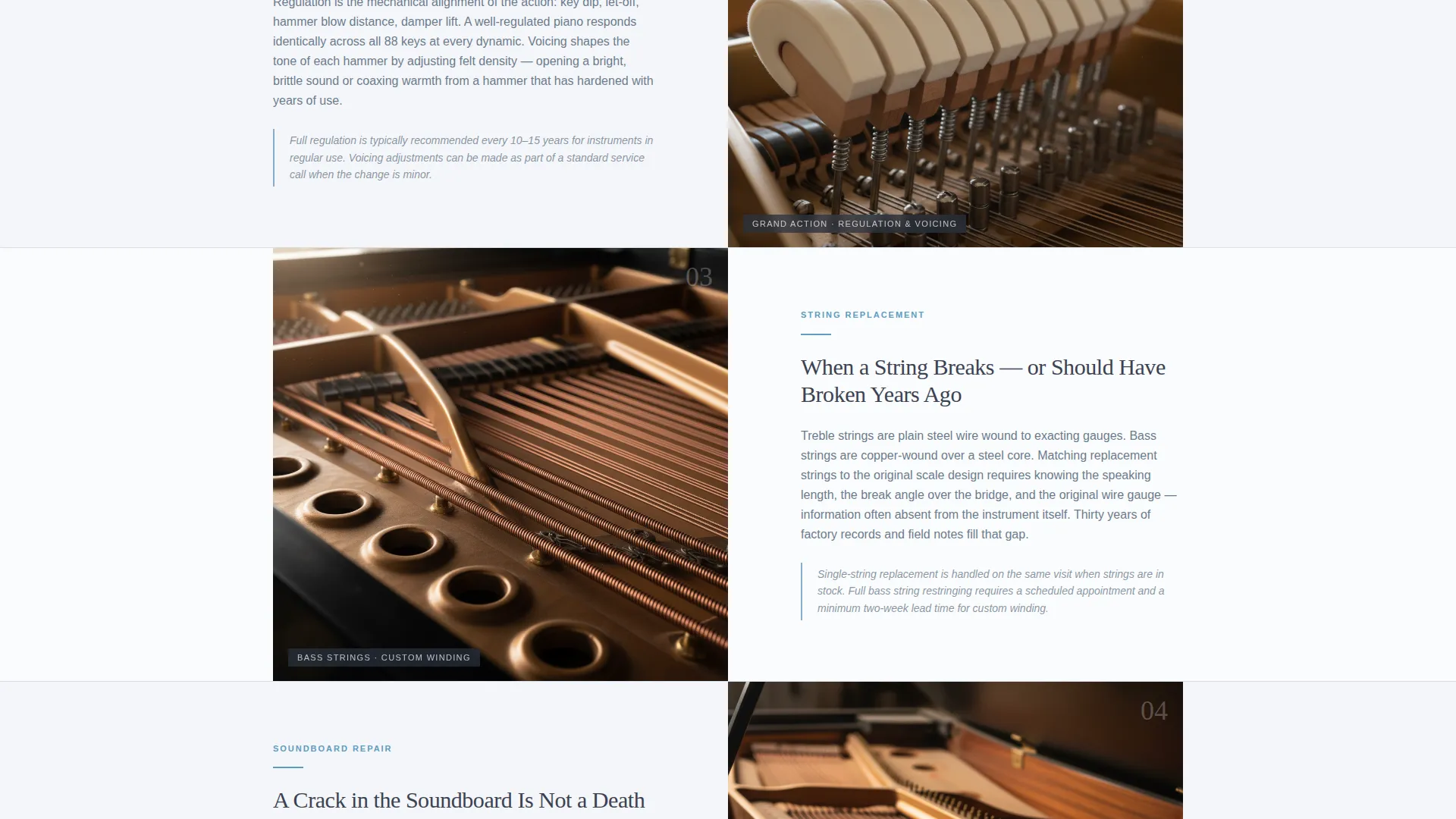 Piano Tuner & Technician Landing Page Template