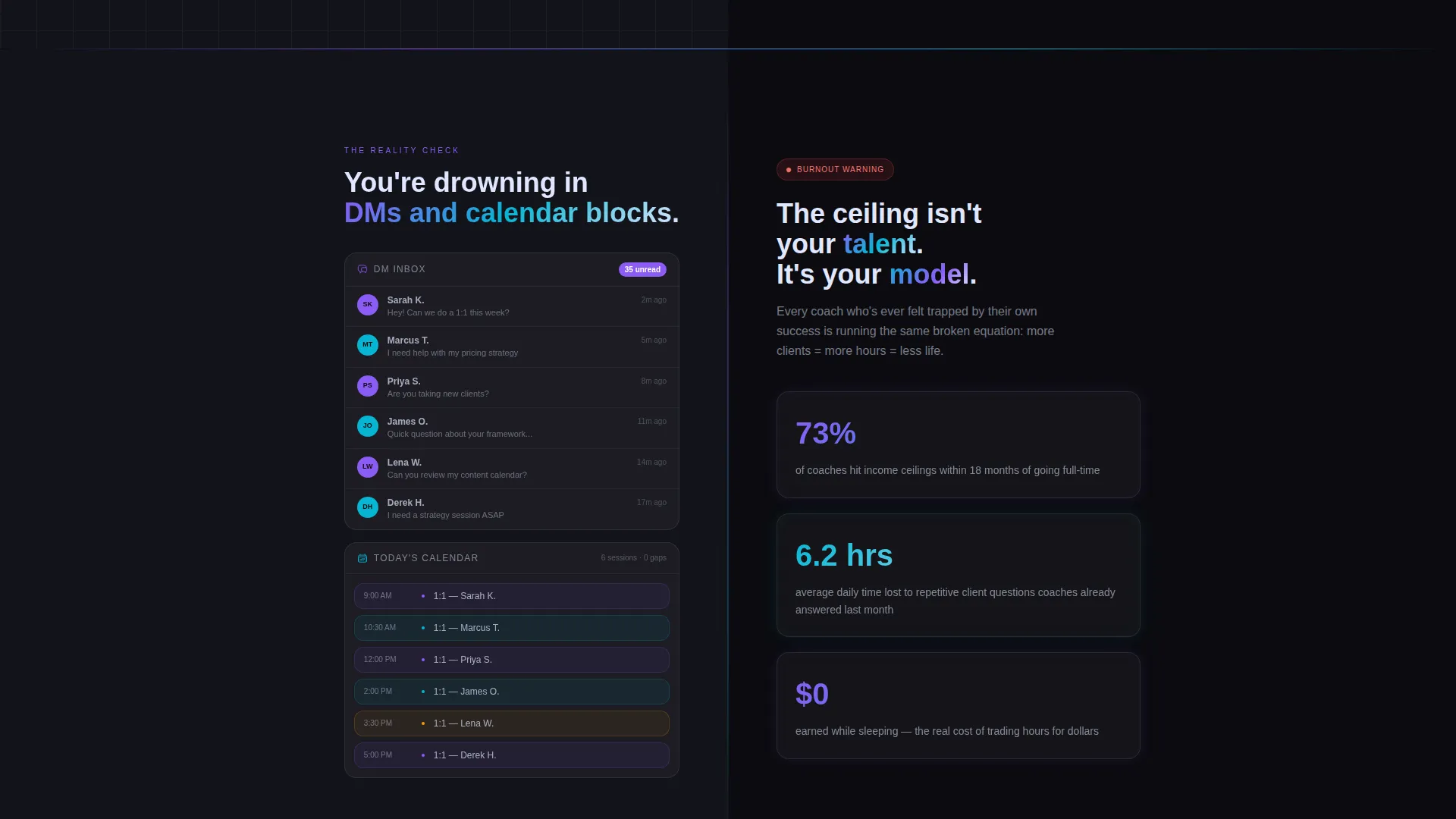 Coaching Digital Presence Specialist Reviews Website Template