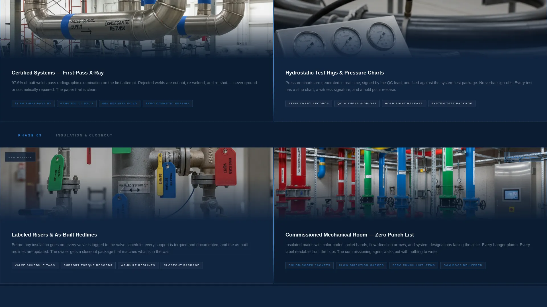 Pipefitter Portfolio Landing Page Template