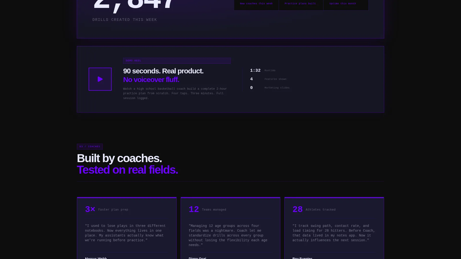 Coaching Digital Presence Specialist Directory Website Template