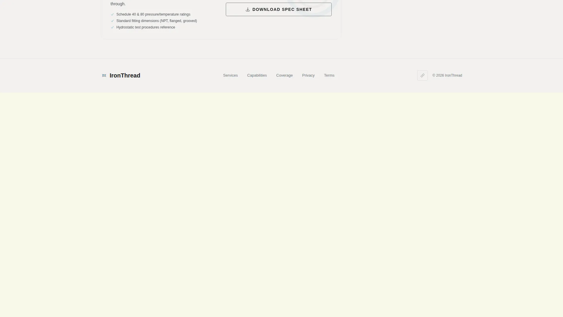 Pipefitter Landing Page Template | Stats-First Design