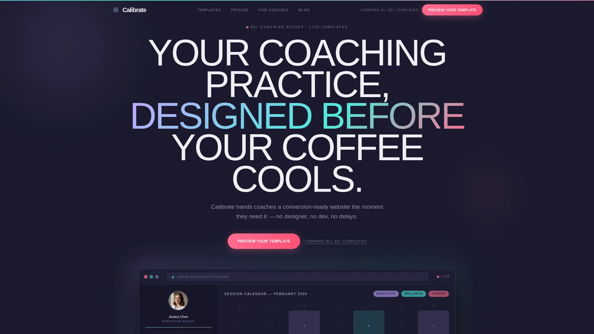 Coaching Digital Presence Advanced Directory Website Template