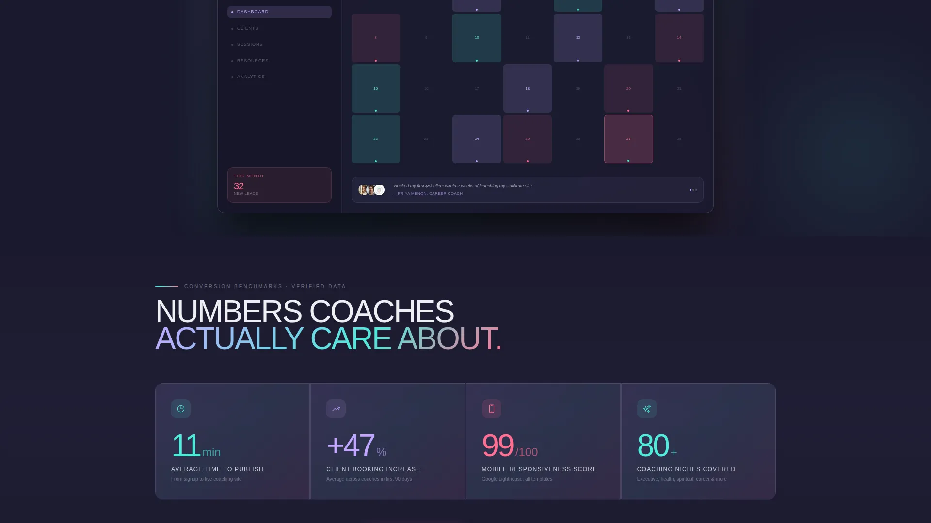 Coaching Digital Presence Advanced Directory Website Template