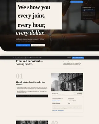 Commercial Plumbing B2B Website Template for Property Managers