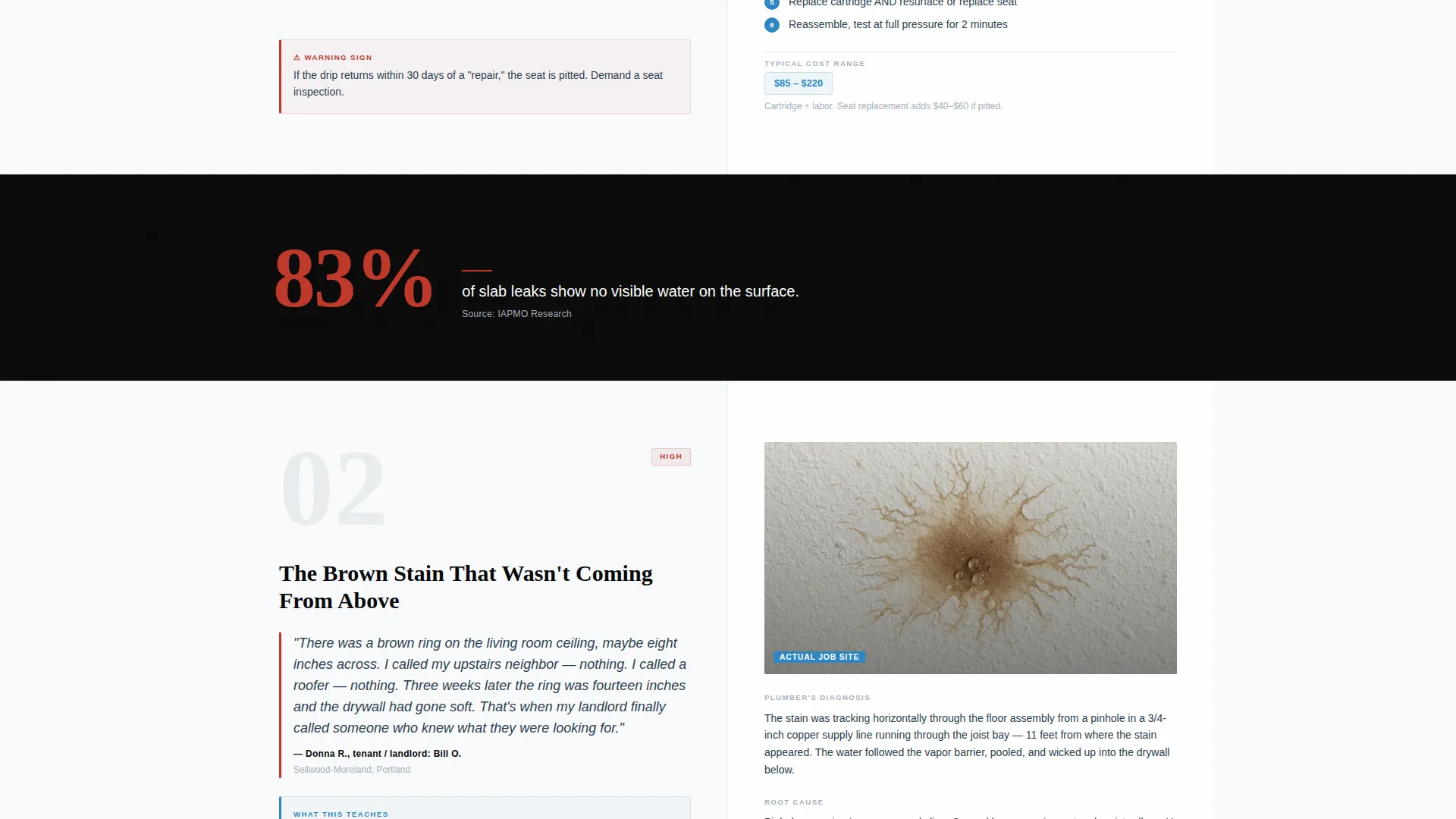 Trustworthy Plumber Landing Page Template