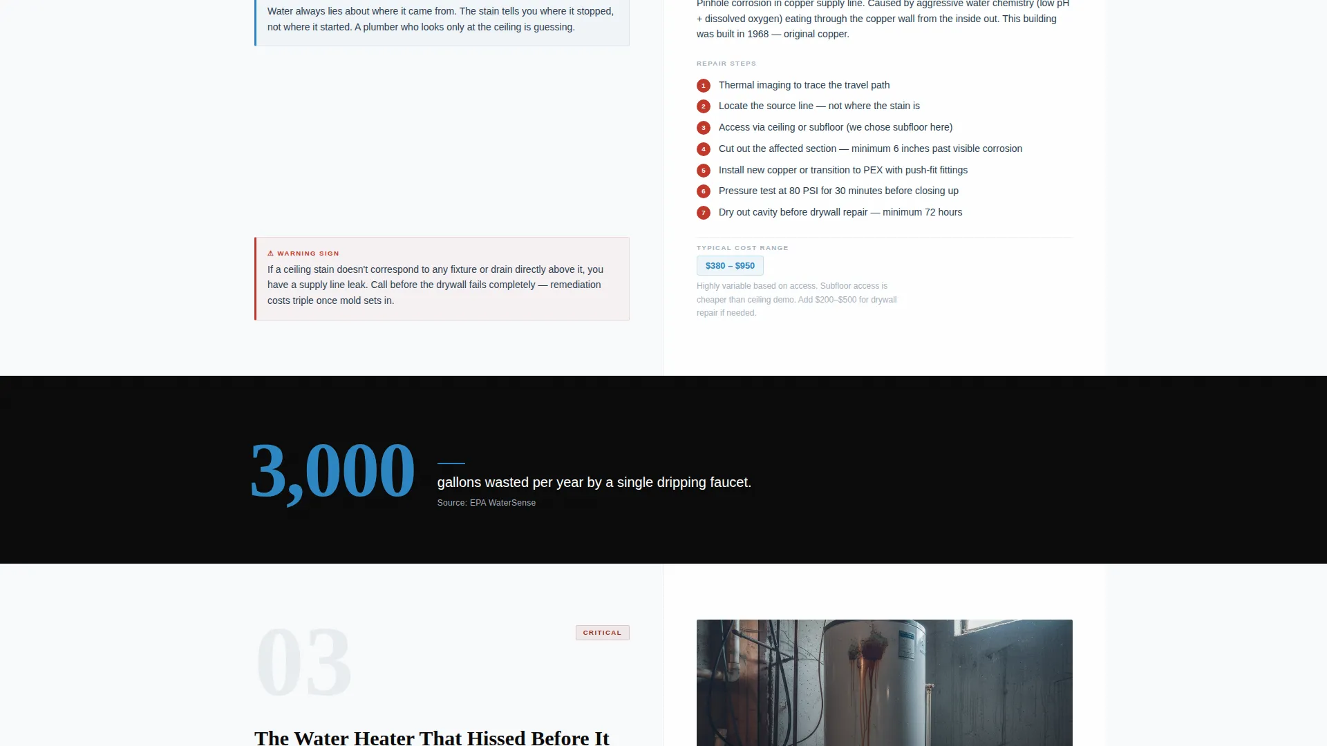 Trustworthy Plumber Landing Page Template