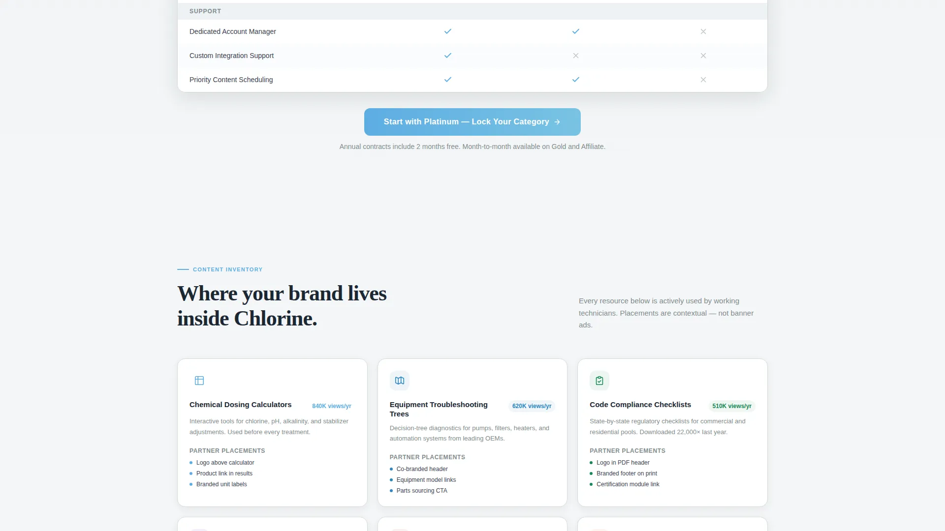 Pool Technician Resource Partner Landing Page