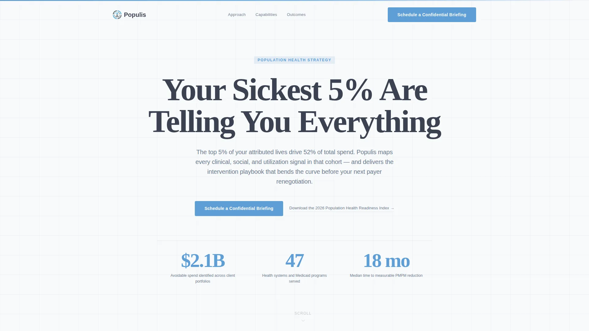 Healthcare Consulting Landing Page Template