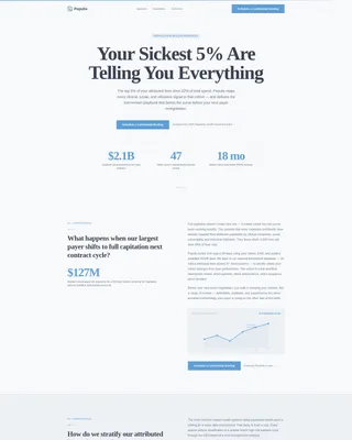 Healthcare Consulting Landing Page Template