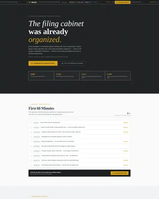 Preschool Crisis Resource Landing Page Template