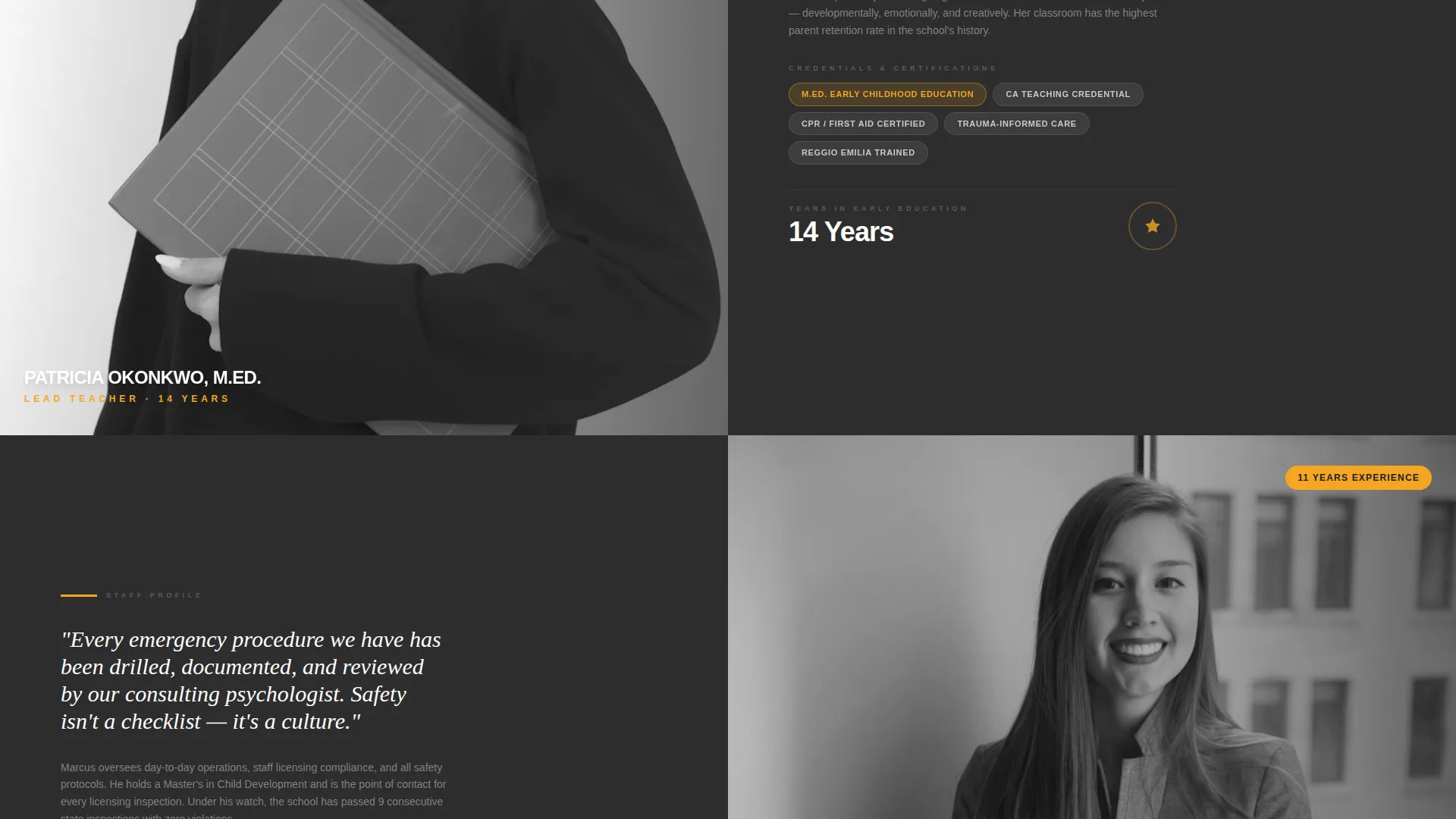 Preschool Landing Page Template for Lead Generation