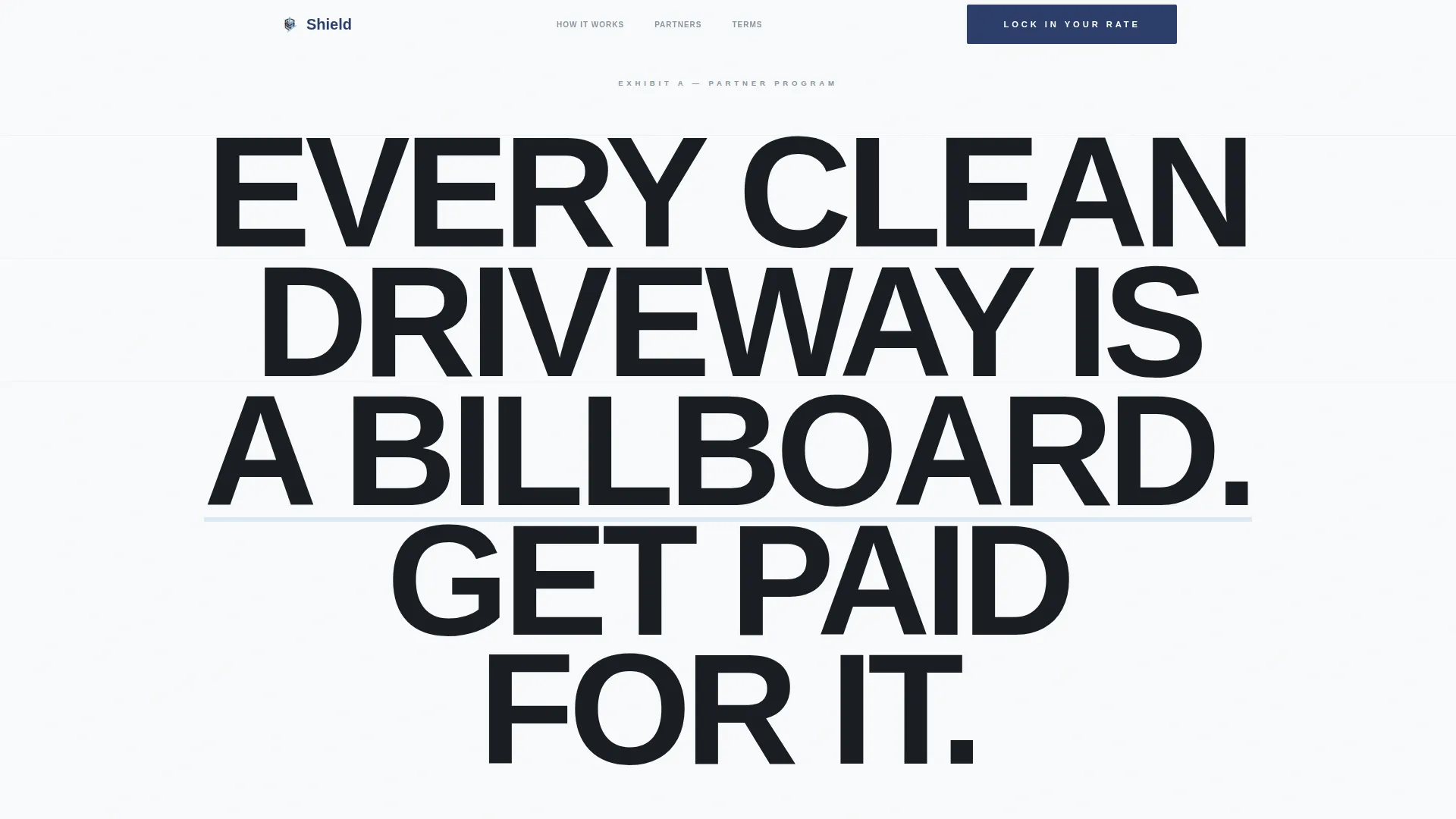 Pressure Washing Referral Partner Landing Page