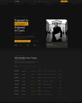 Certified Background Check Landing Page Template