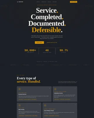 Licensed Legal Service Landing Page Template