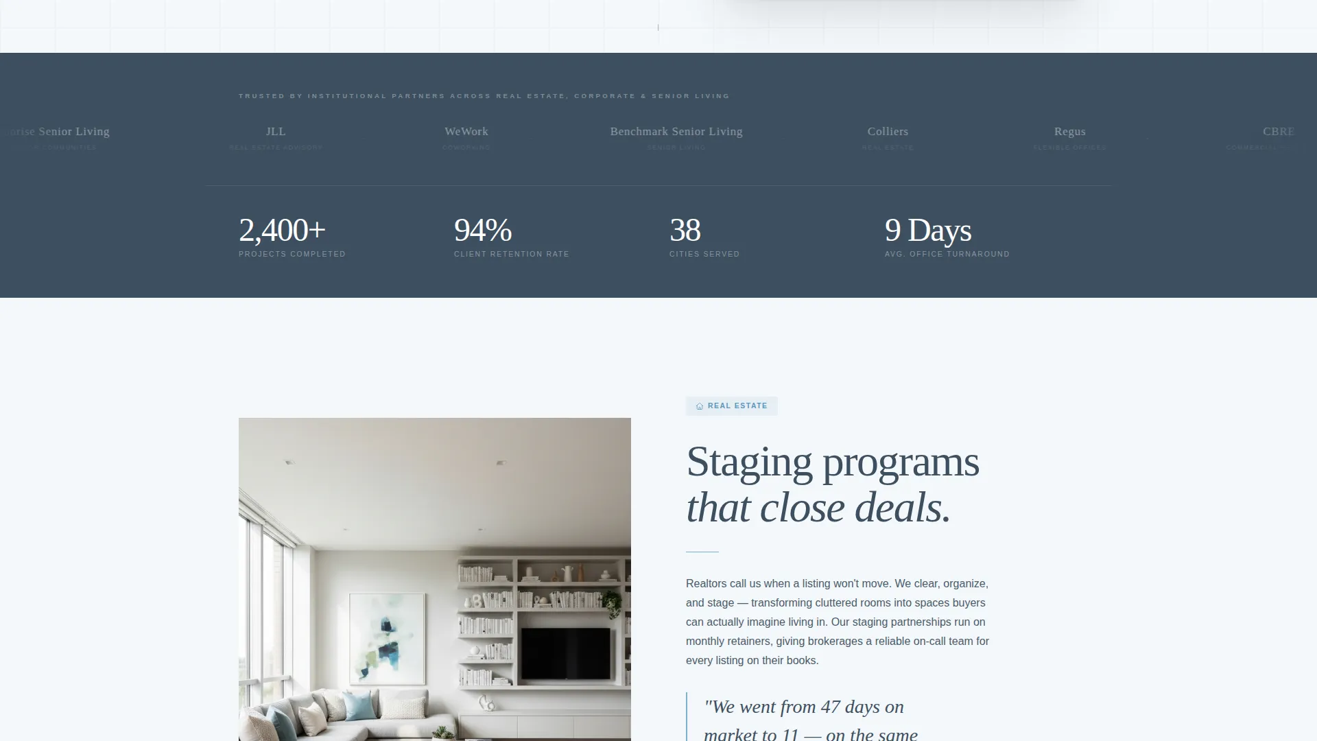 Professional Organizer Blog & Content Website Template
