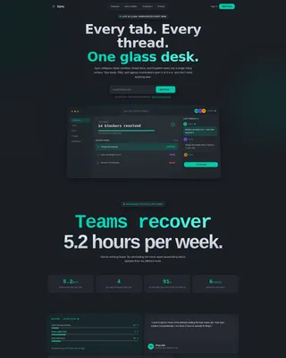 Software & SaaS Portfolio Website Template