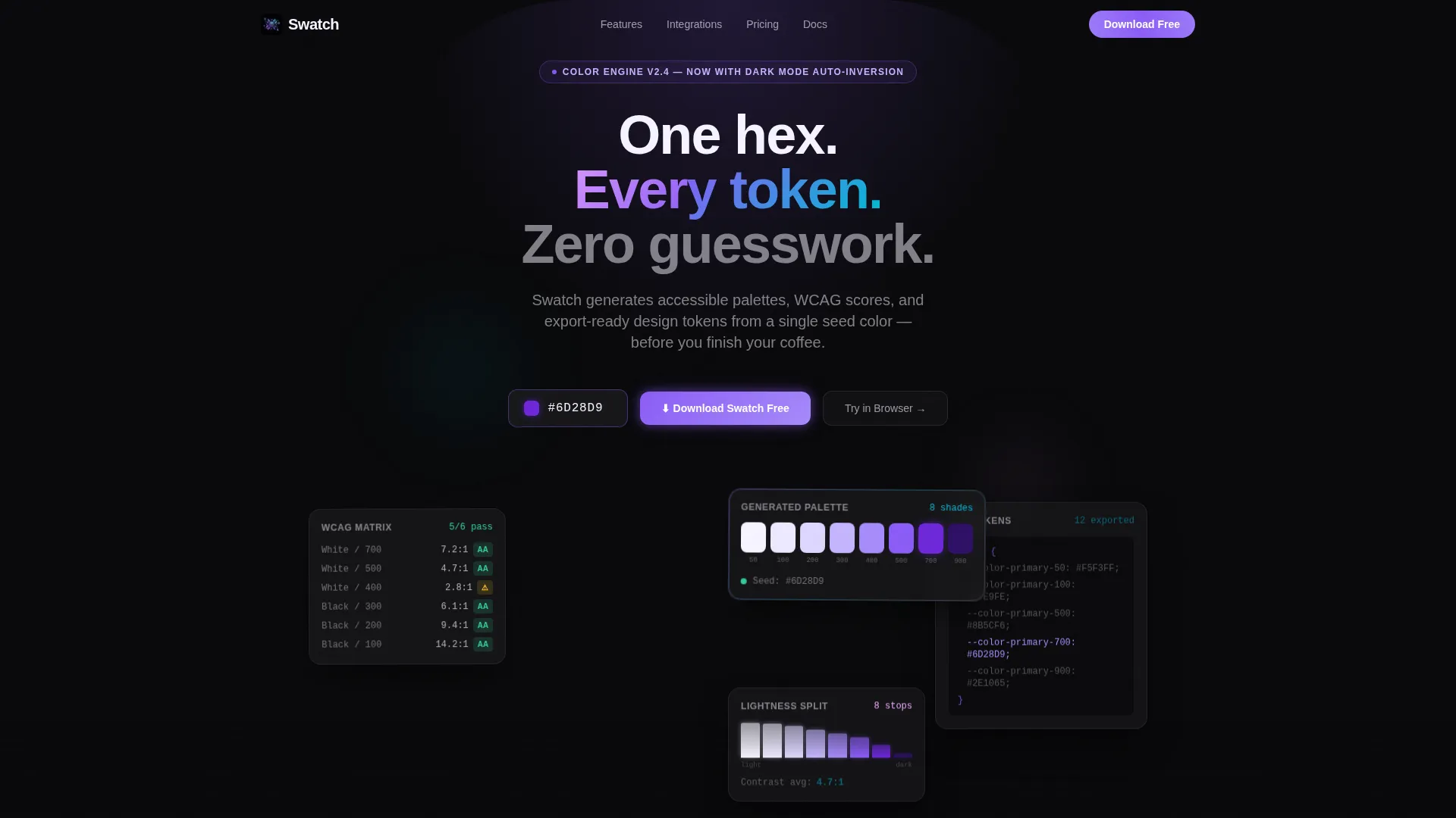 Design System & Component Library Professional Website Template