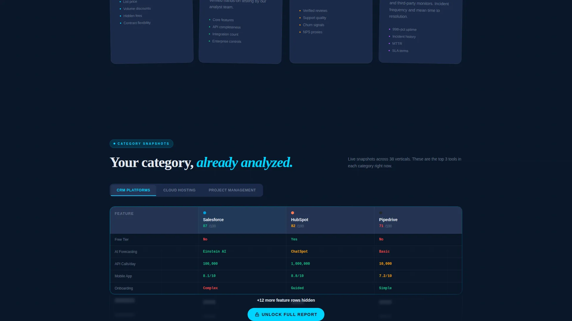 Consumer App & Platform Pricing Website Template