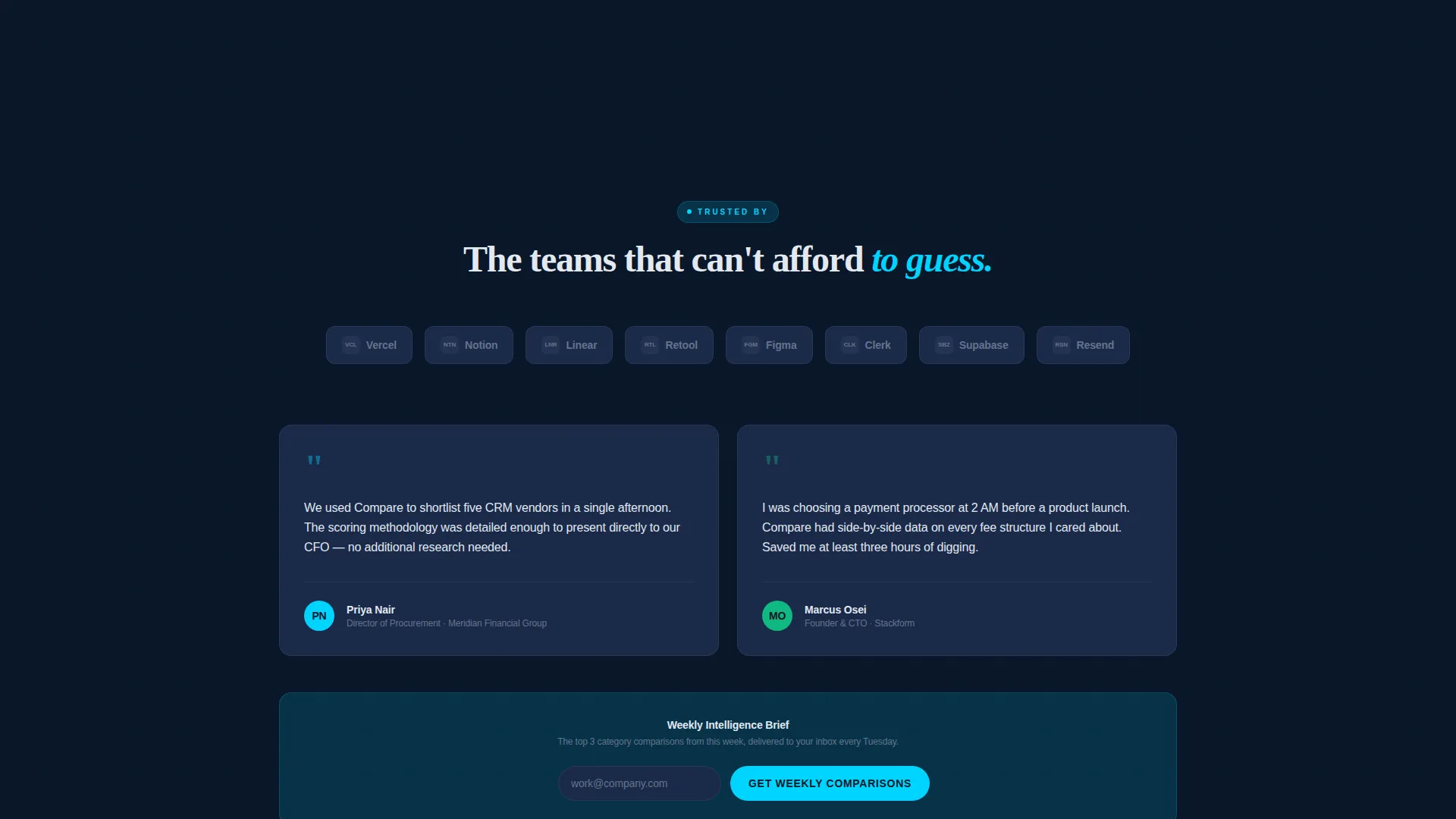 Consumer App & Platform Pricing Website Template