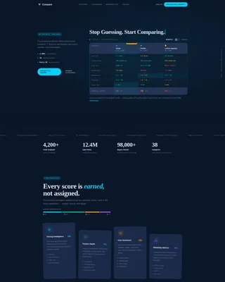 Consumer App & Platform Pricing Website Template