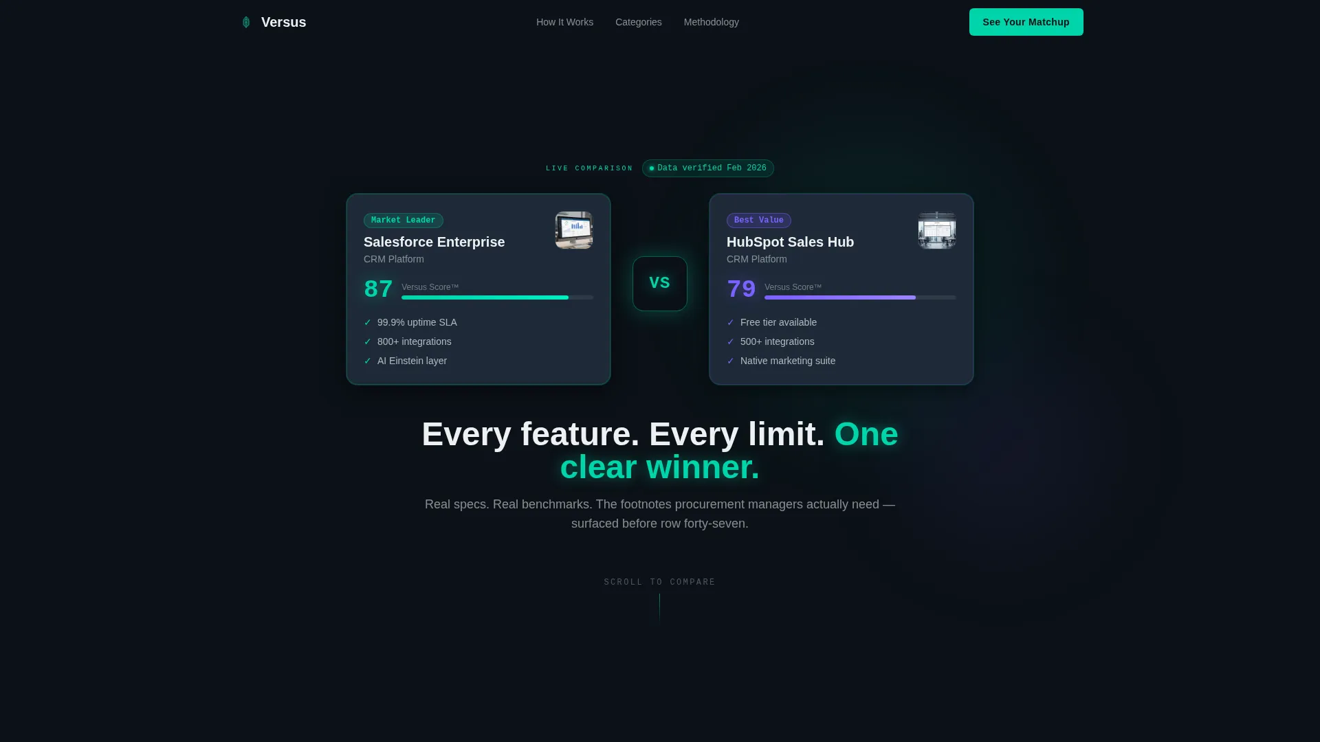 Decisive Comparison | Free Website Template | Rocket