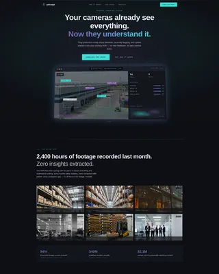Computer Vision Technology Reviews Website Template