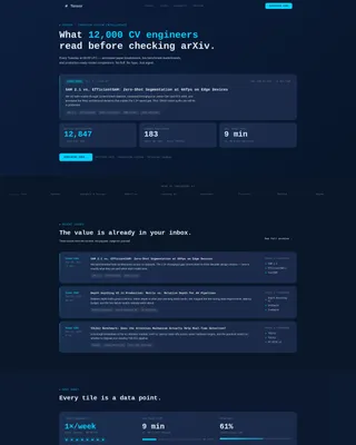 Computer Vision Technology Specialist Professional Website Template