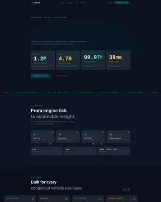 Fleet Telematics Landing Page Template