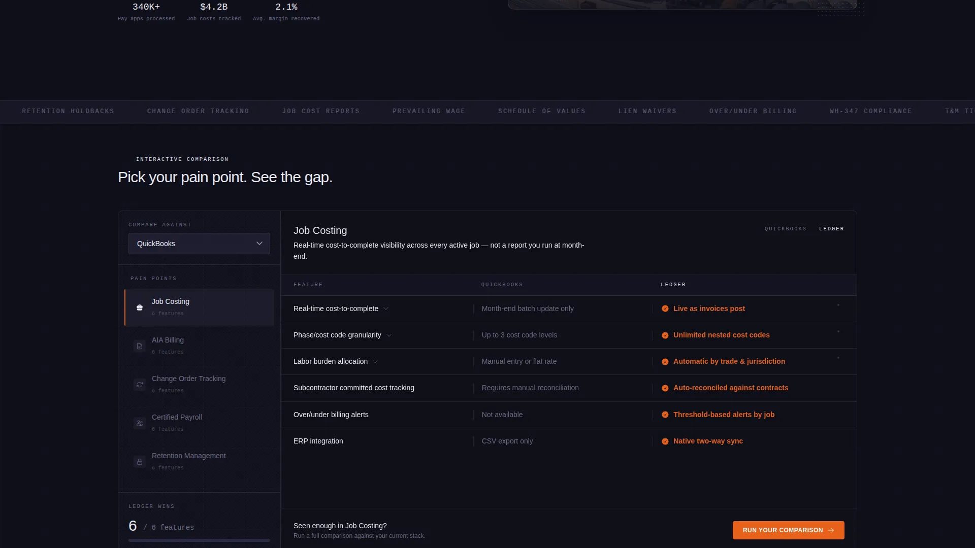 Construction Software Professional Website Template