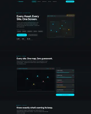 Construction Asset Management Landing Page Template