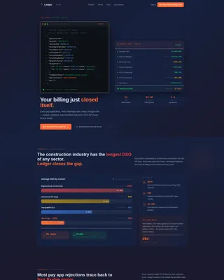 Construction Software & SaaS Professional Website Template
