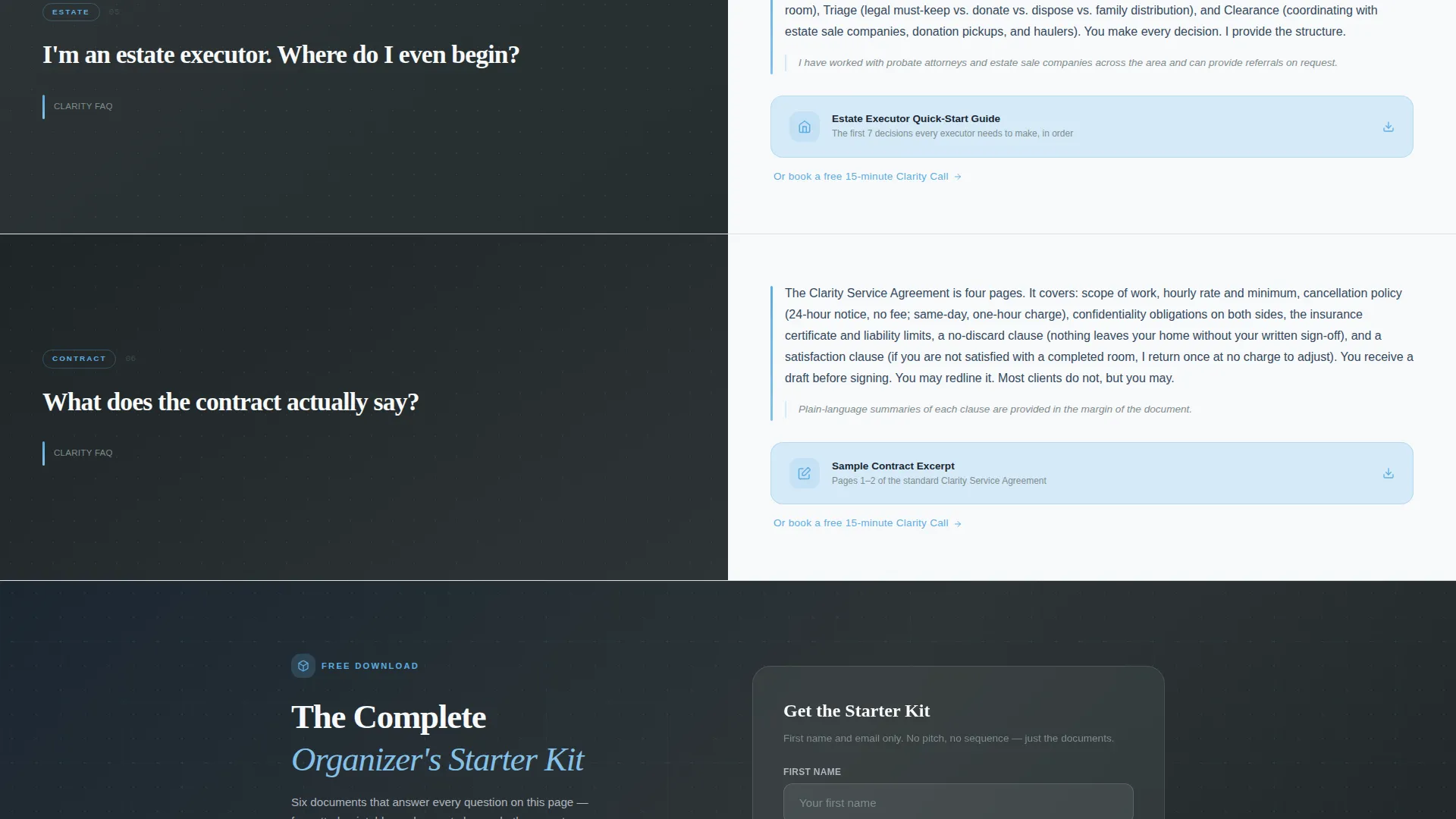 Advanced Professional Organizer Appointment Booking Website Template