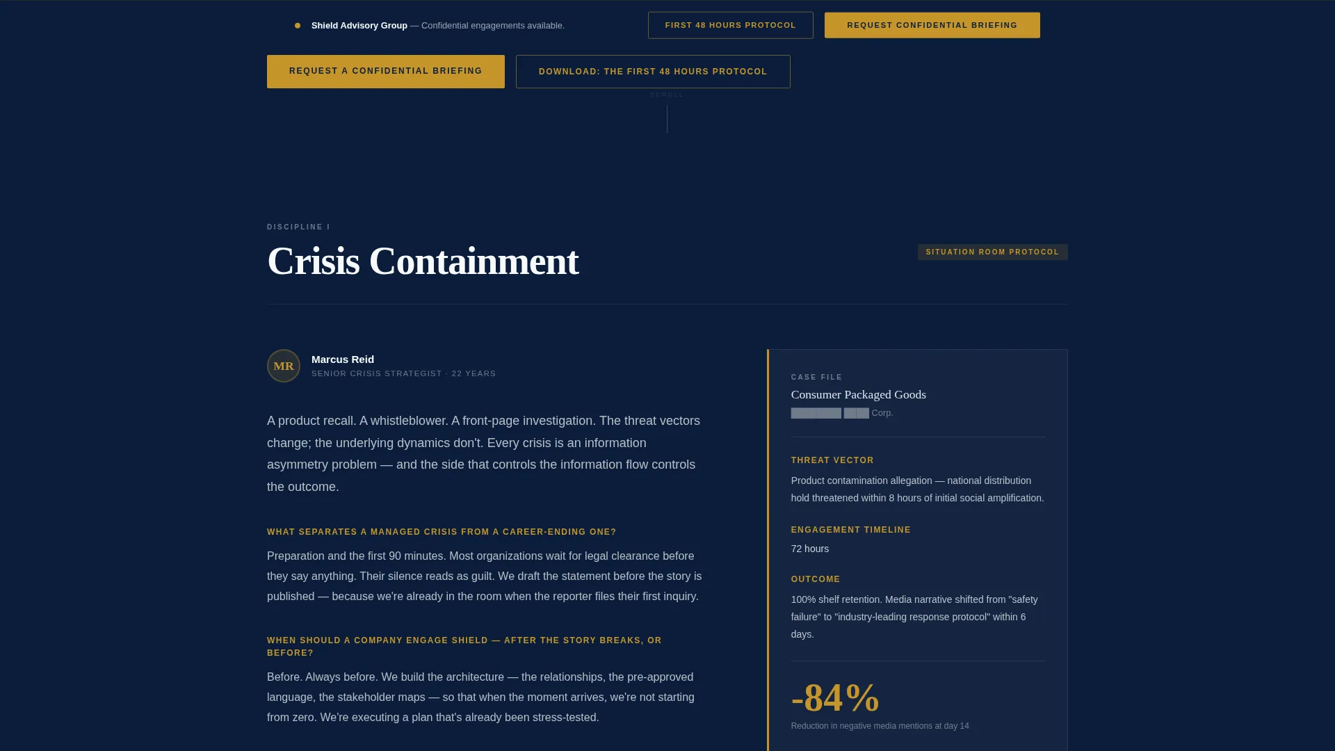 Reputation Management Agency Landing Page Template