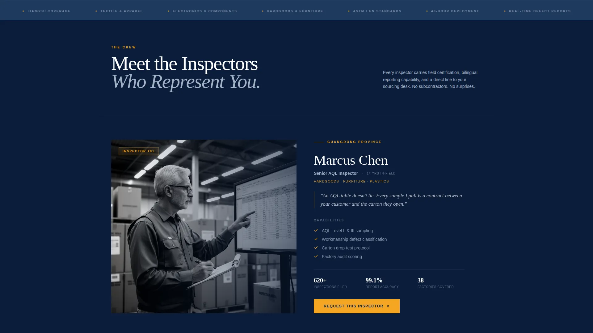 Expert Quality Assurance Landing Page Template