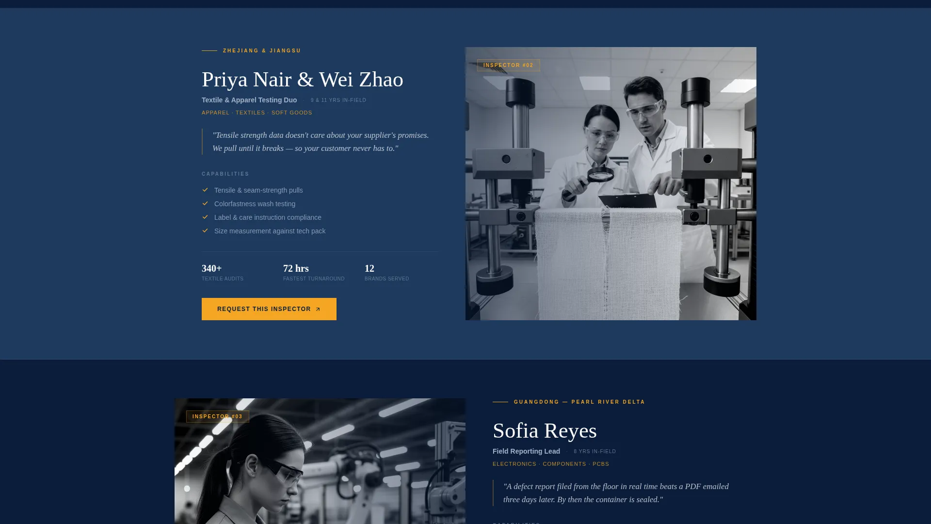 Expert Quality Assurance Landing Page Template