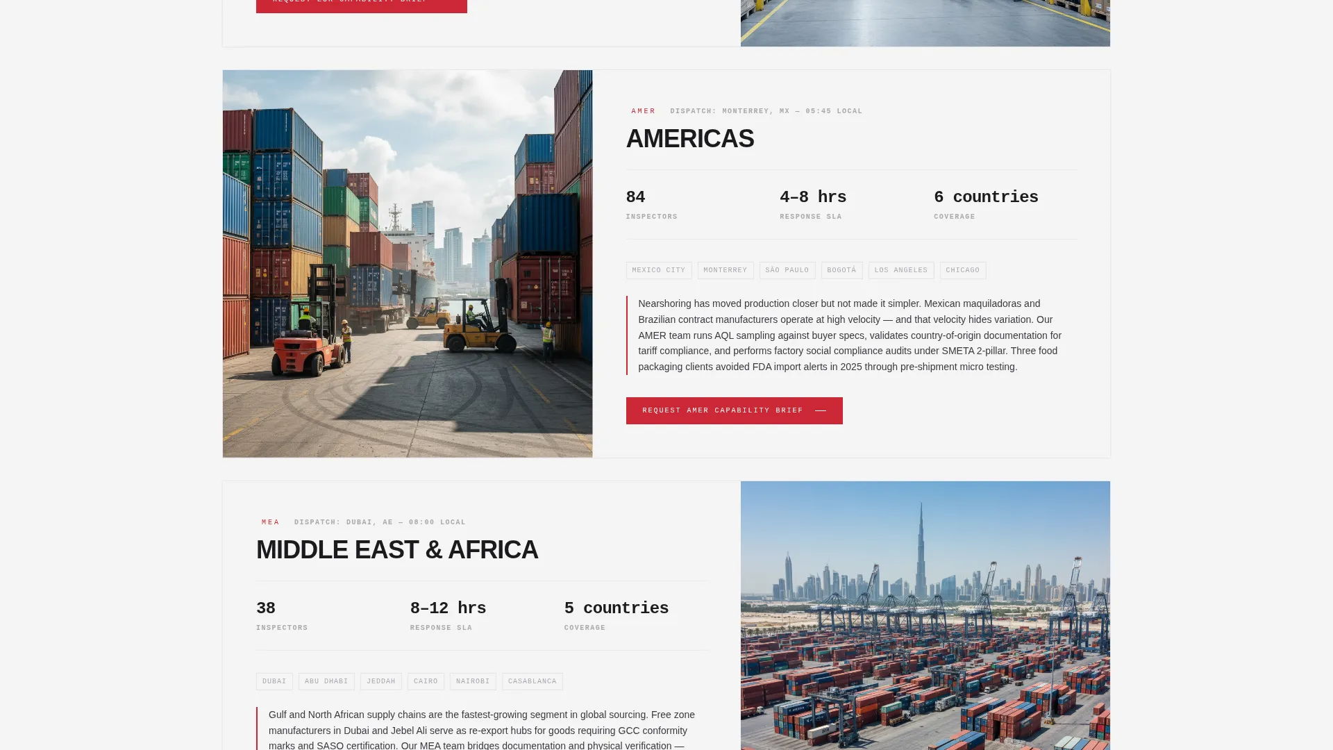 Quality Inspector Landing Page Template