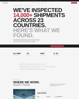 Quality Inspector Landing Page Template
