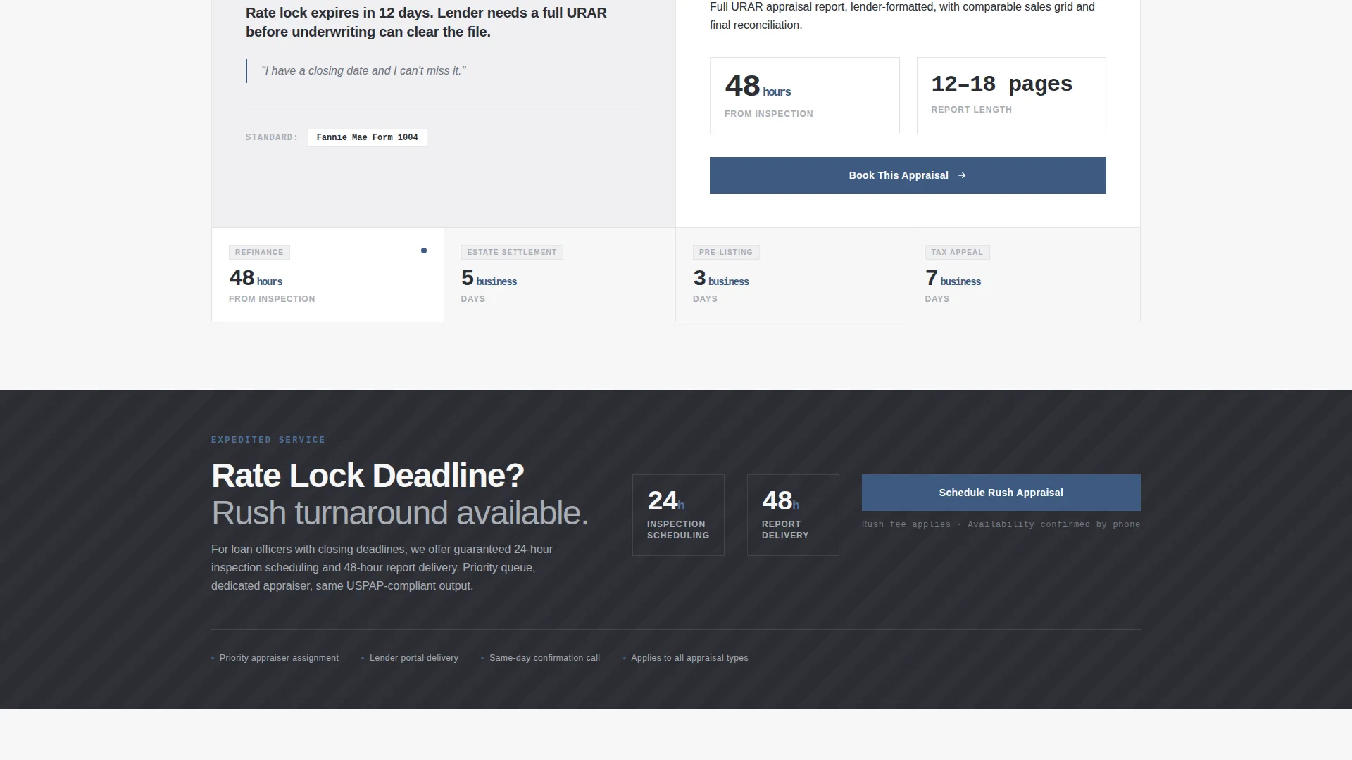 Proven Appraiser Credentials Landing Page Template