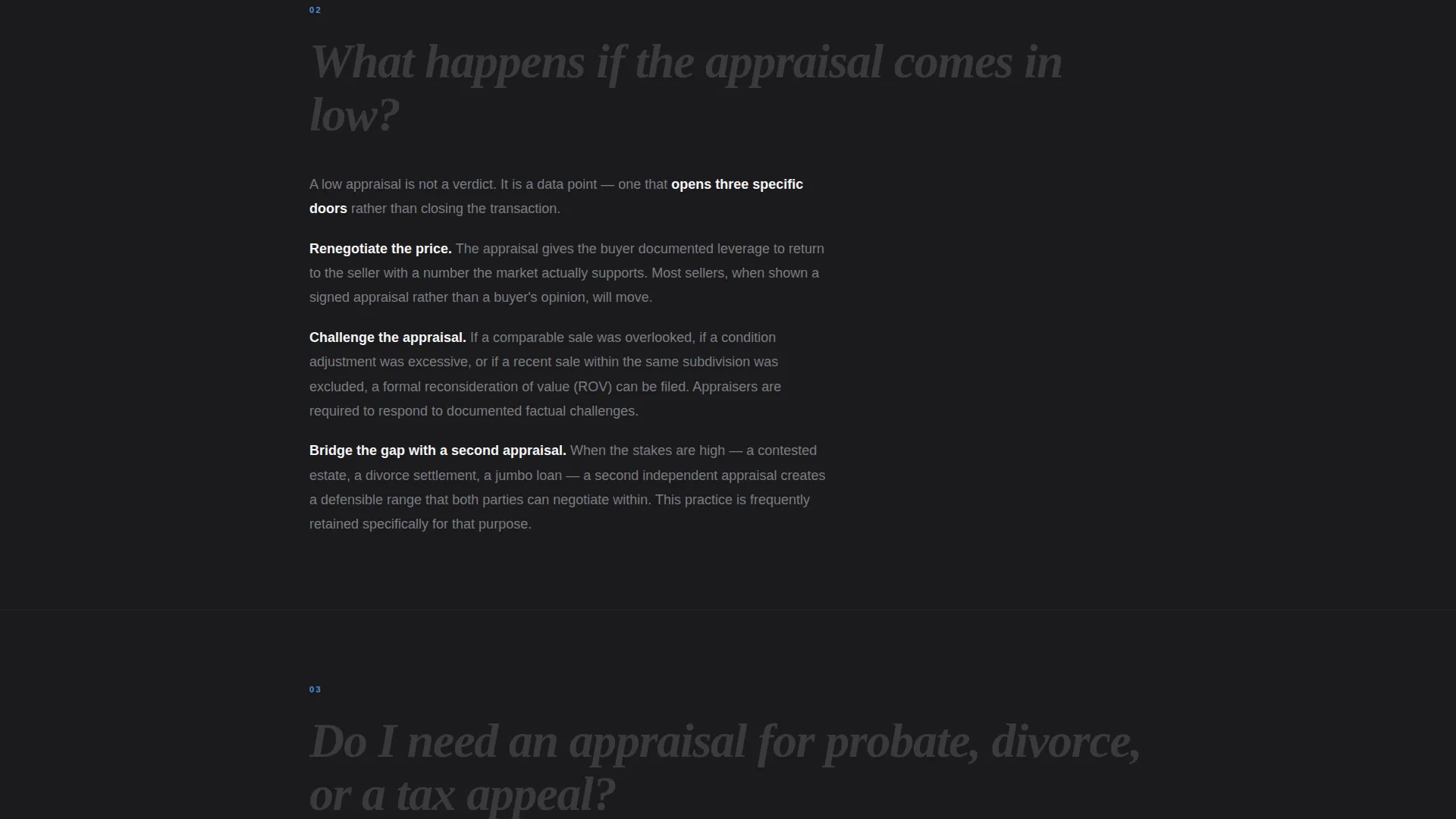 Real Estate Appraiser Landing Page Template