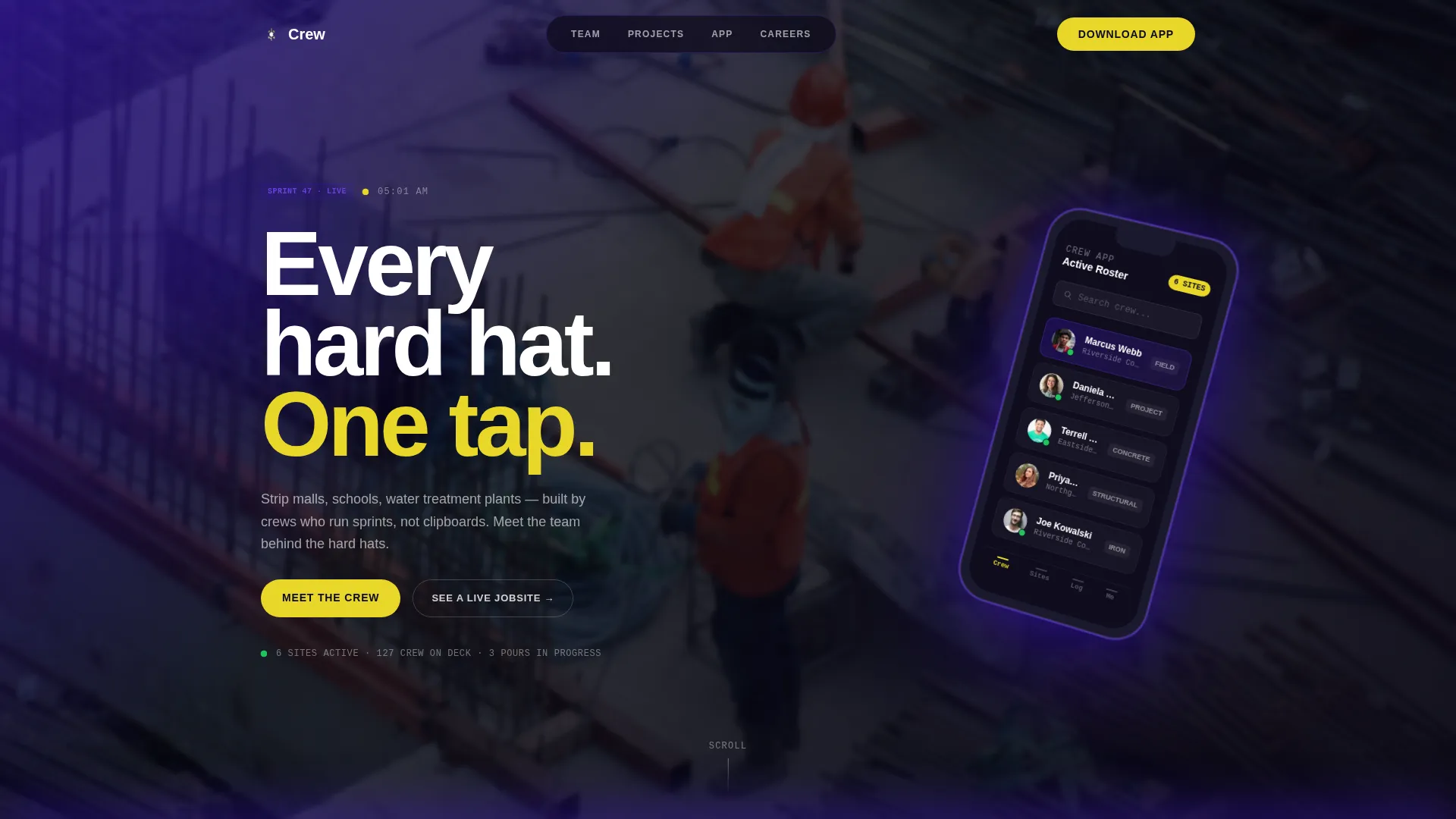 Construction Company Specialist Professional Website Template