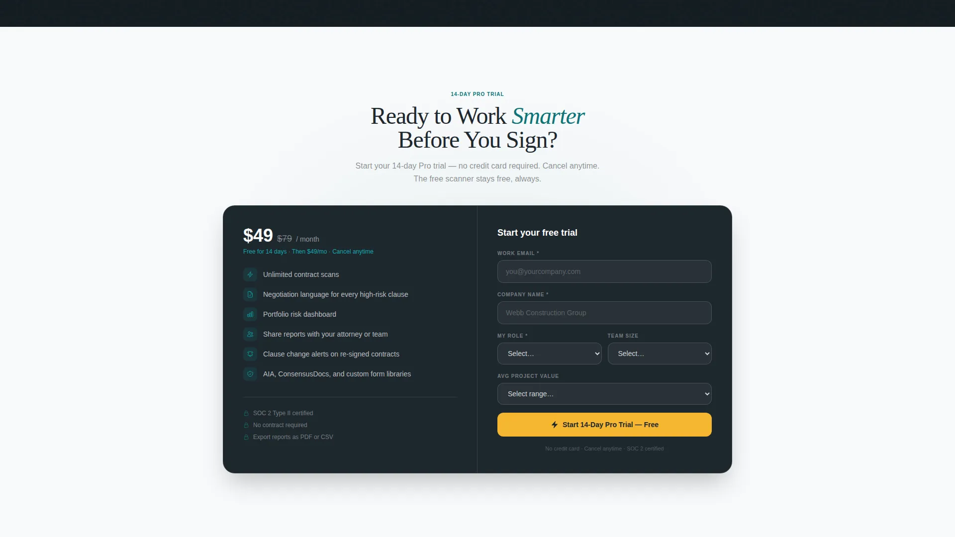 Construction Company Privacy Policy Website Template